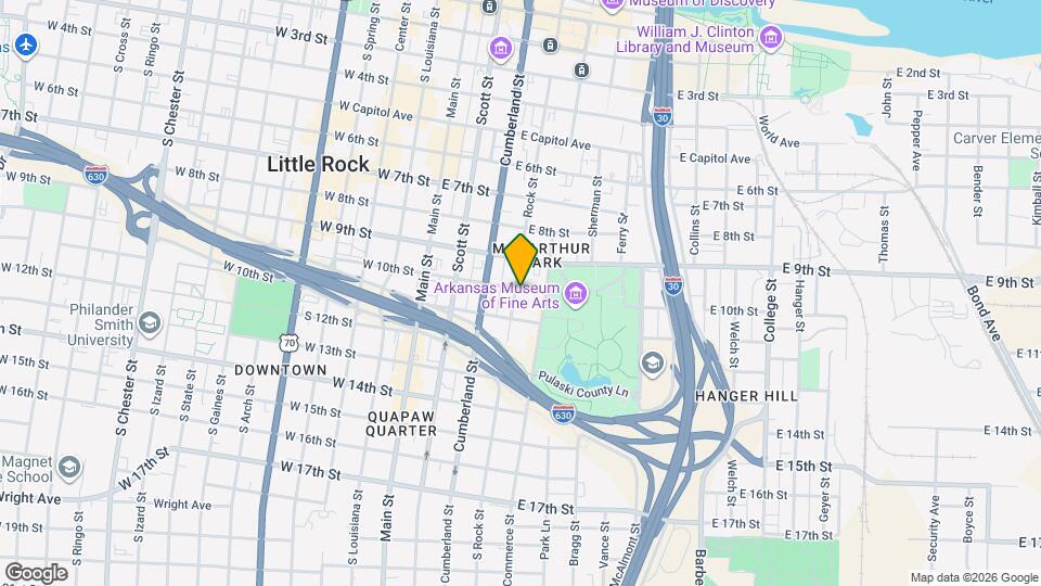 401 E 10th St, Unit 401 Map and Location Details