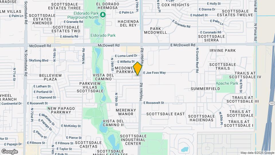 7942 E Moreland St, Unit D-6 Map and Location Details