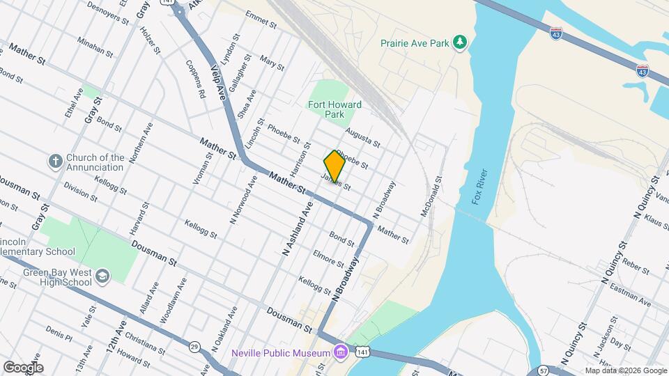 719 N Maple Ave Map and Location Details