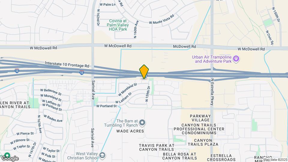 1257 N 159th Ln Map and Location Details