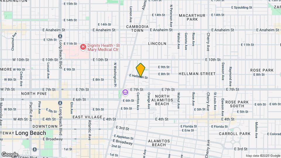 768 Cerritos Ave Map and Location Details