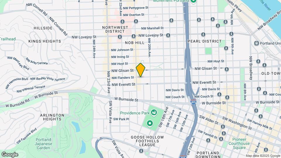 Historic Portland Apartments Mapa y Detalles de la Ubicación