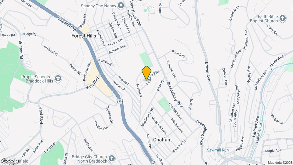 156 Le Beau Pike Map and Location Details