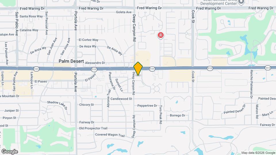 45200 Deep Canyon Rd Map and Location Details