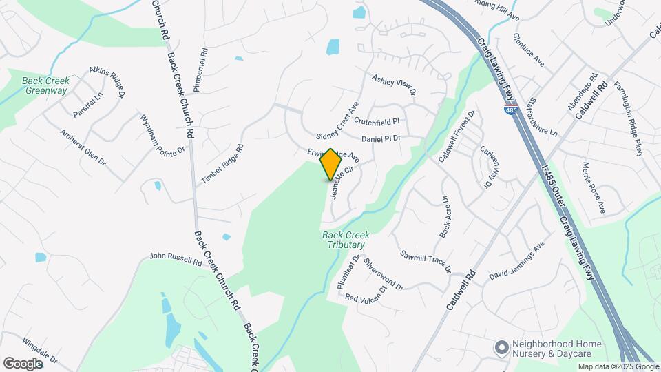 9843 Jeanette Cir Map and Location Details