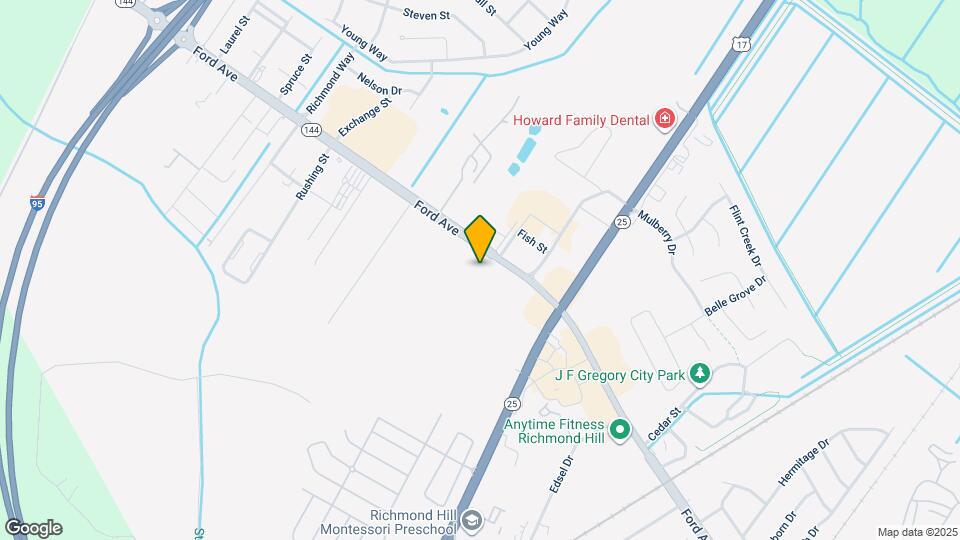 Averly Richmond Hill Map and Location Details