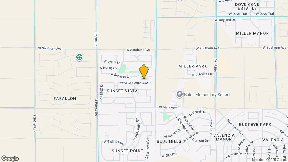 25586 W St Catherine Ave Mapa y Detalles de la Ubicación