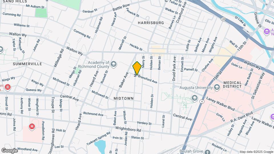 1102 Murphy St Map and Location Details