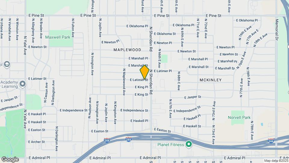 6268 E Latimer St Map and Location Details