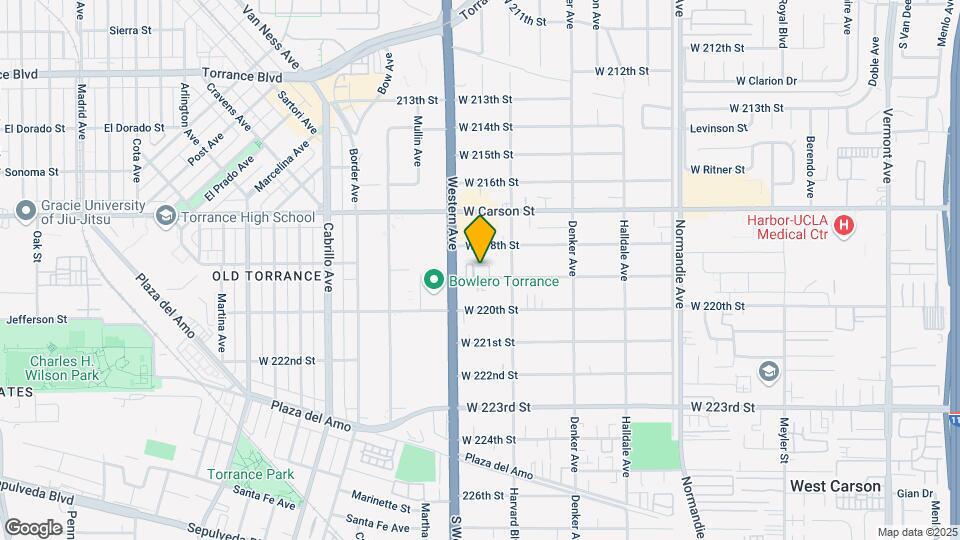 1639 W 219th St Map and Location Details