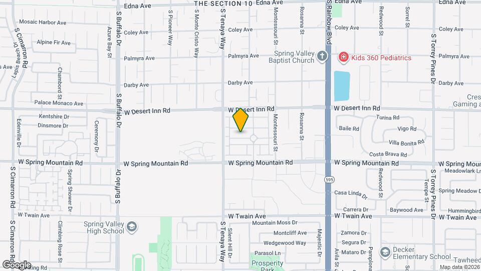 7272 Spring Flower Ave Map and Location Details