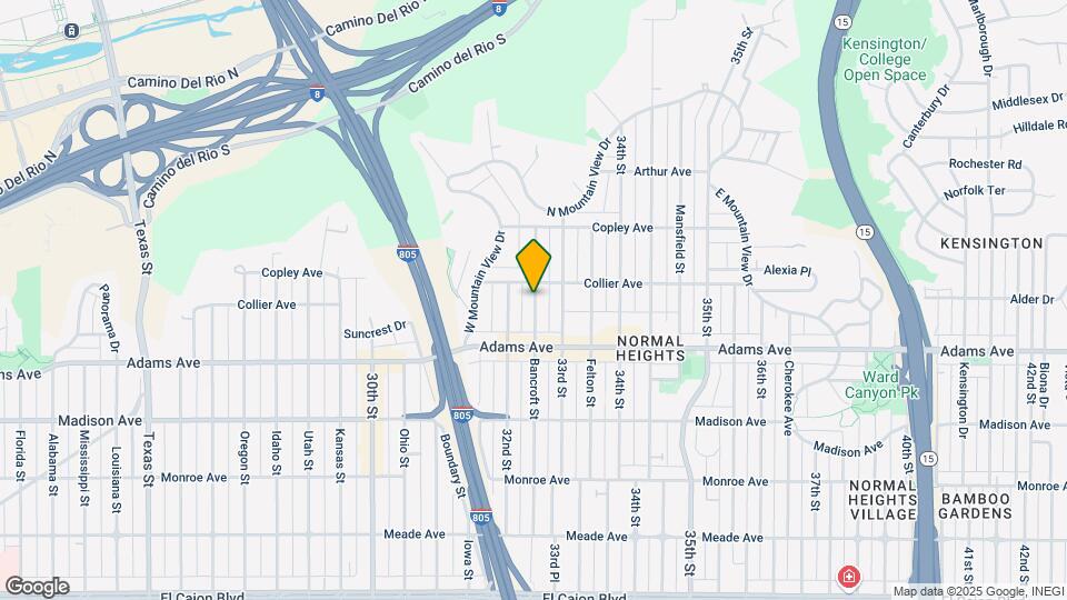 4772 Bancroft St, Unit One Bedroom Map and Location Details