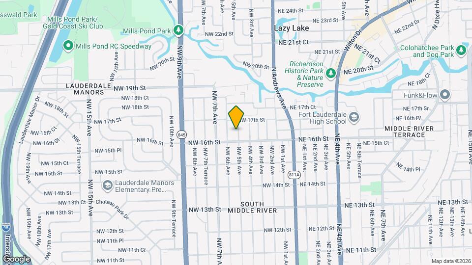 1617 NW 5th Ave Map and Location Details