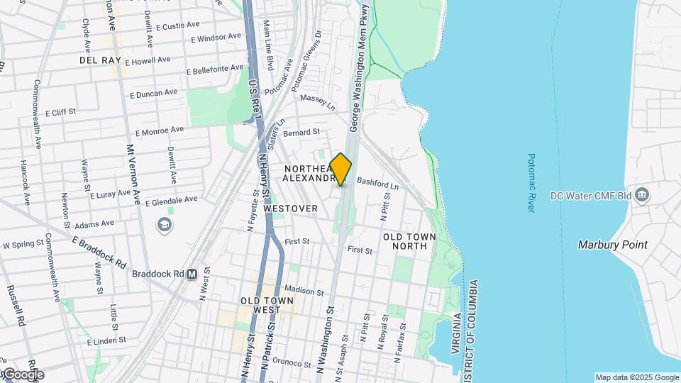 1208 W Abingdon Dr Map and Location Details