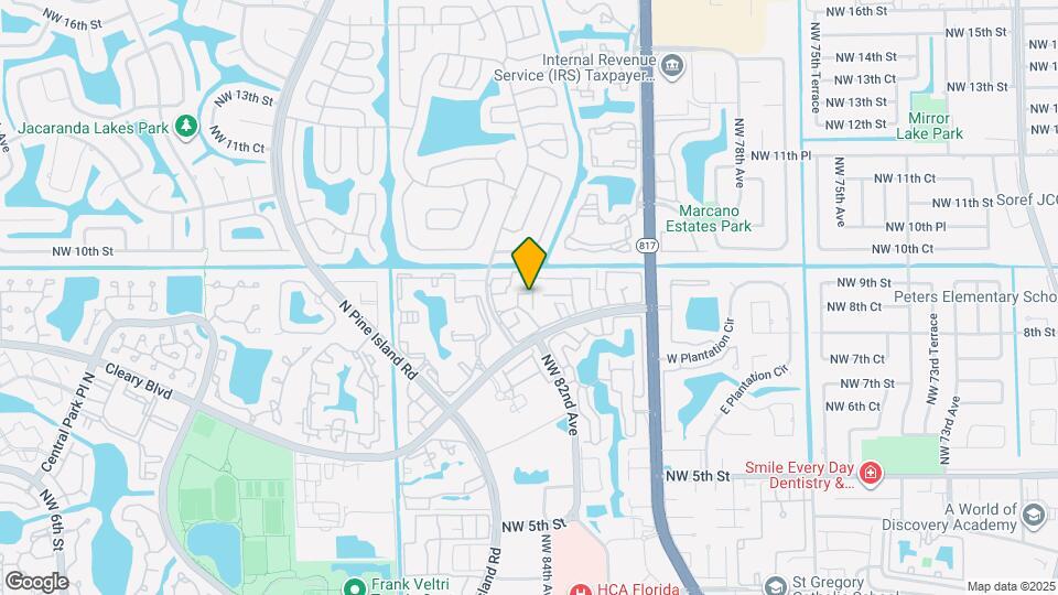 8212 NW 8th Pl Map and Location Details