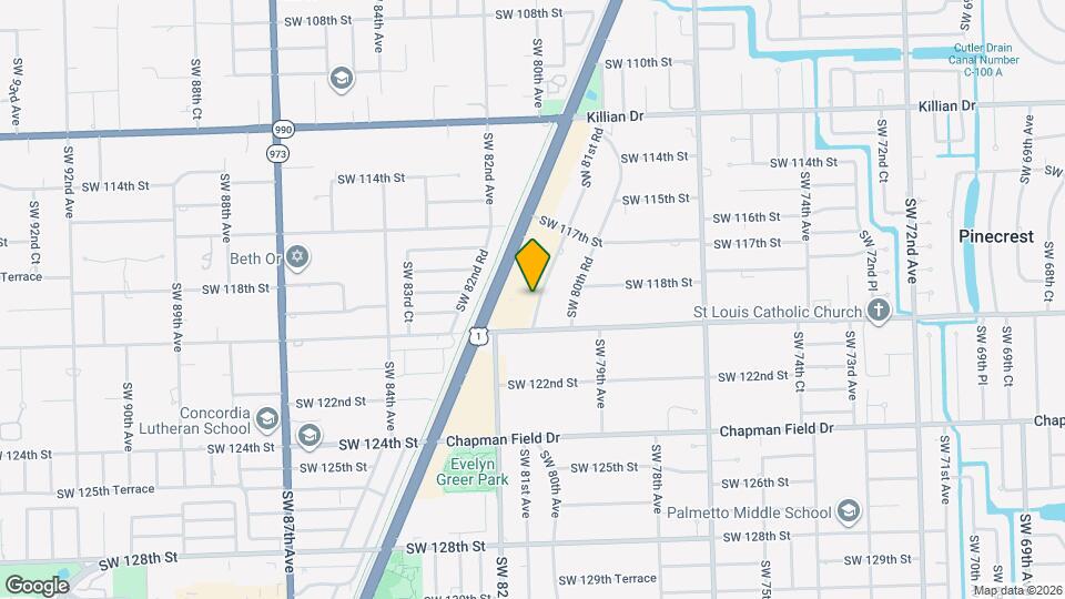 11840 SW 81st Rd Map and Location Details