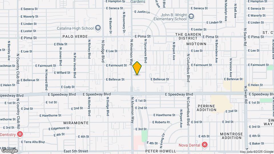 3925-3929 E Bellevue St Map and Location Details