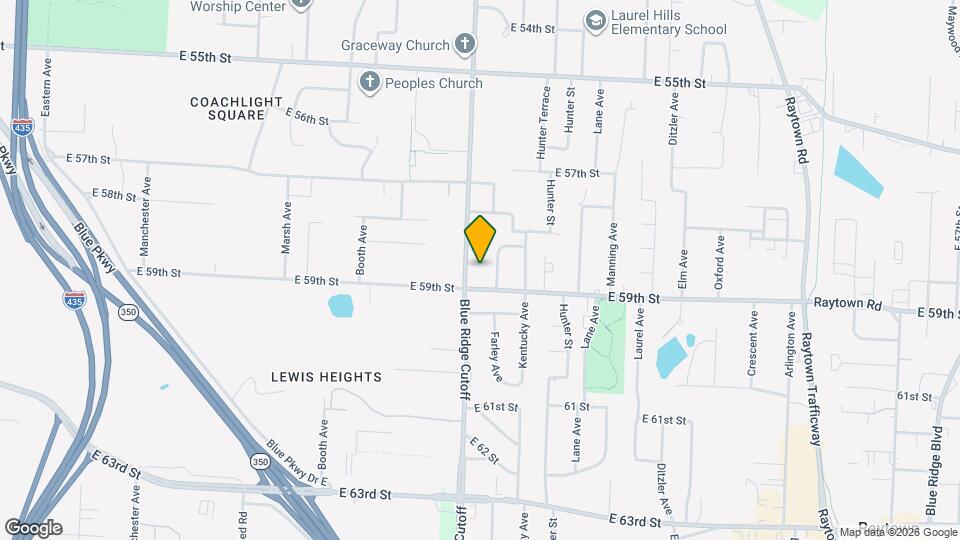 5829 Blue Ridge Cutoff Map and Location Details