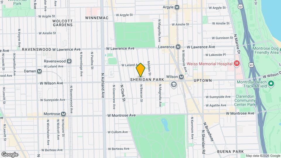 4608 N Beacon St, Unit Unit 1C Mapa y Detalles de la Ubicación