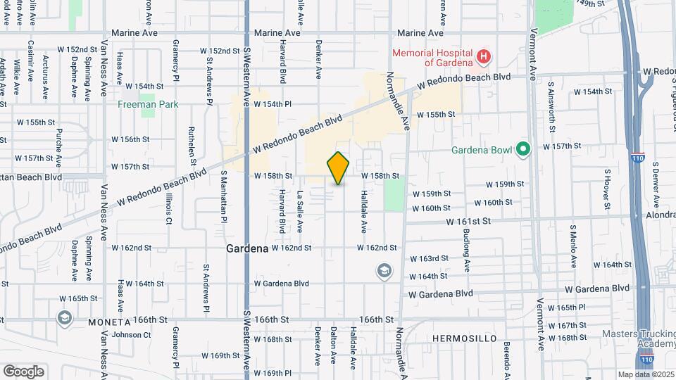 15823 S Dalton Ave Mapa y Detalles de la Ubicación