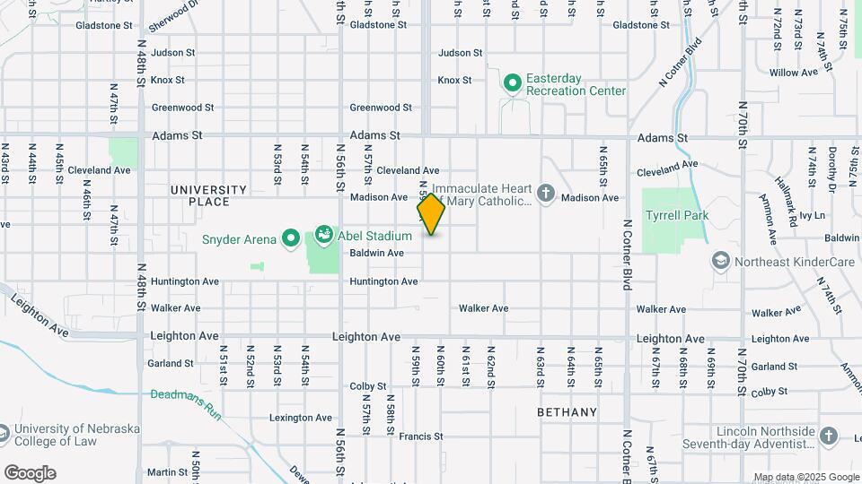 2616 N 59th St Map and Location Details