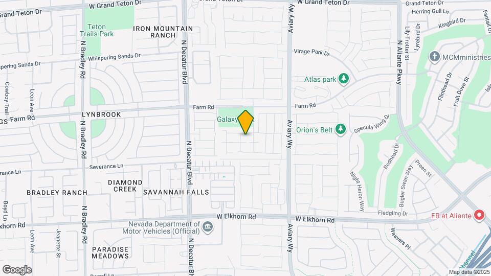 4471 Sapphire Moon Ave Map and Location Details