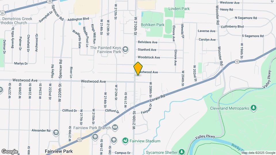 4195 W 210th St Map and Location Details