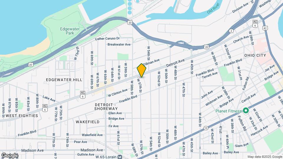 1415 W 57th St Map and Location Details