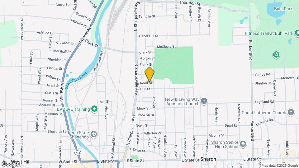 422 Reed St Map and Location Details