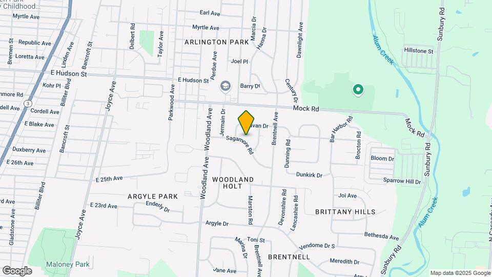 2204 Sagamore Rd Map and Location Details