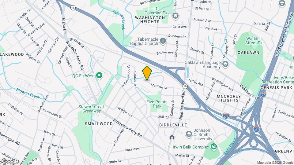 208 Mattoon St Map and Location Details