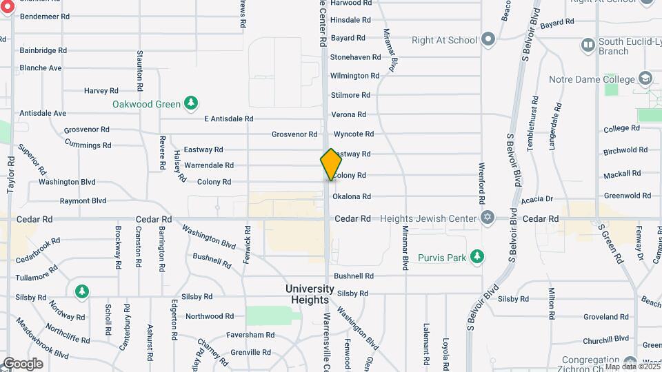 2075-2095 Warrensville Center Rd Map and Location Details