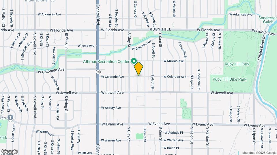 1806 S Canosa Ct Map and Location Details
