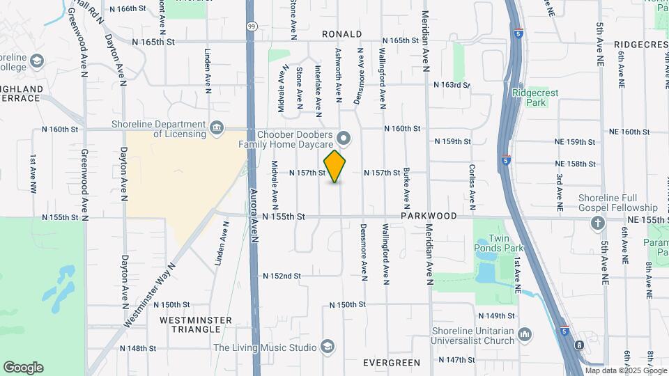 15539 Ashworth Ave N, Unit APT Map and Location Details