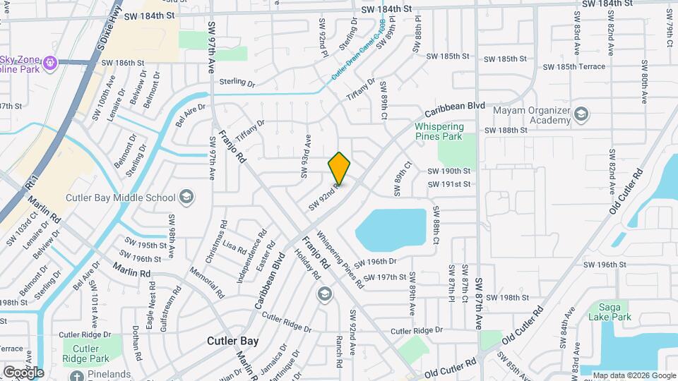 19221 SW 92nd Rd Map and Location Details