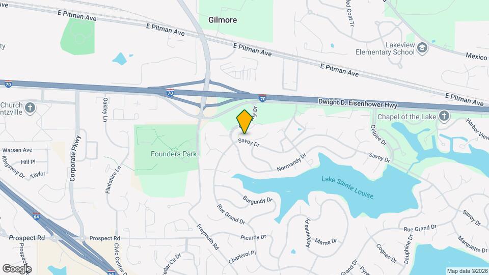 2402 Savoy Dr Map and Location Details