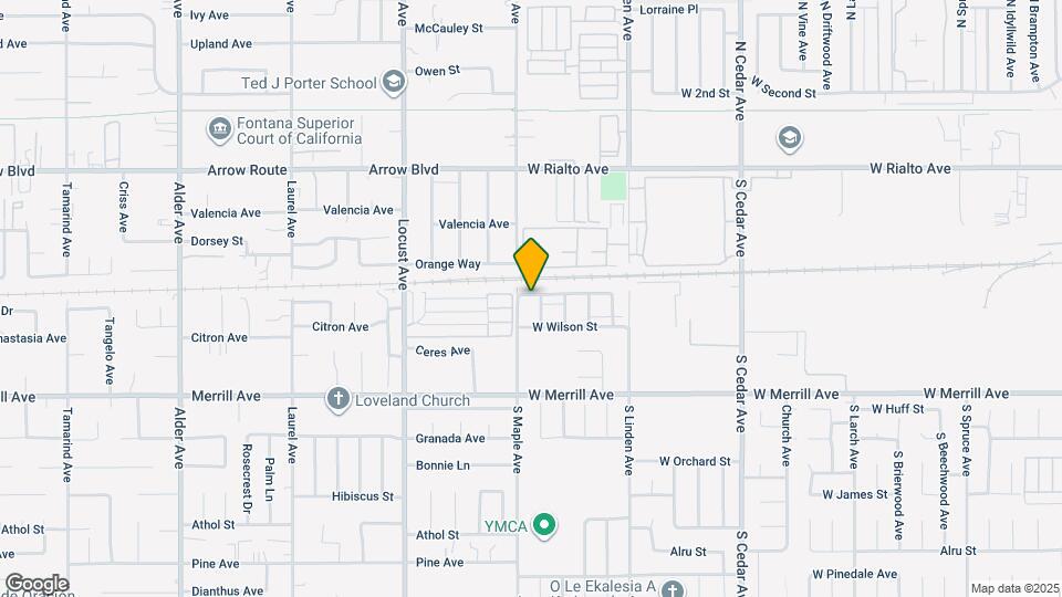 346 S Ashford Ave Map and Location Details