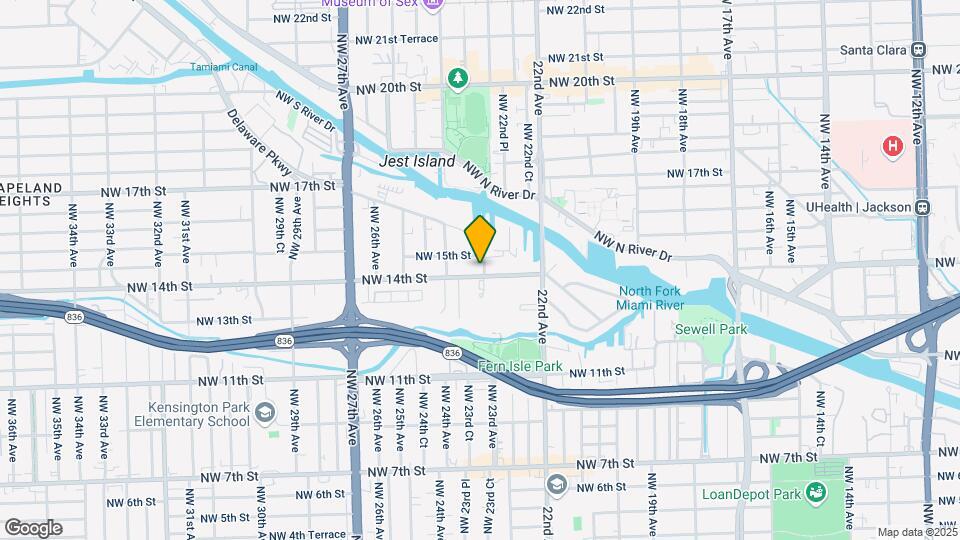 1400 NW 23rd Ave Mapa y Detalles de la Ubicación