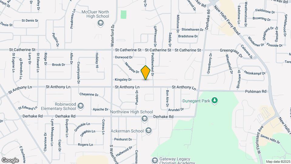 3190 Kingsley Dr Map and Location Details
