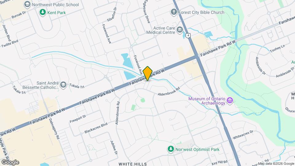 1855 Aldersbrook Rd Map and Location Details