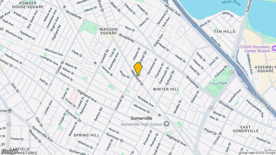 425 Medford St Map and Location Details