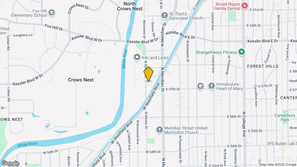 5663 N Illinois St Map and Location Details