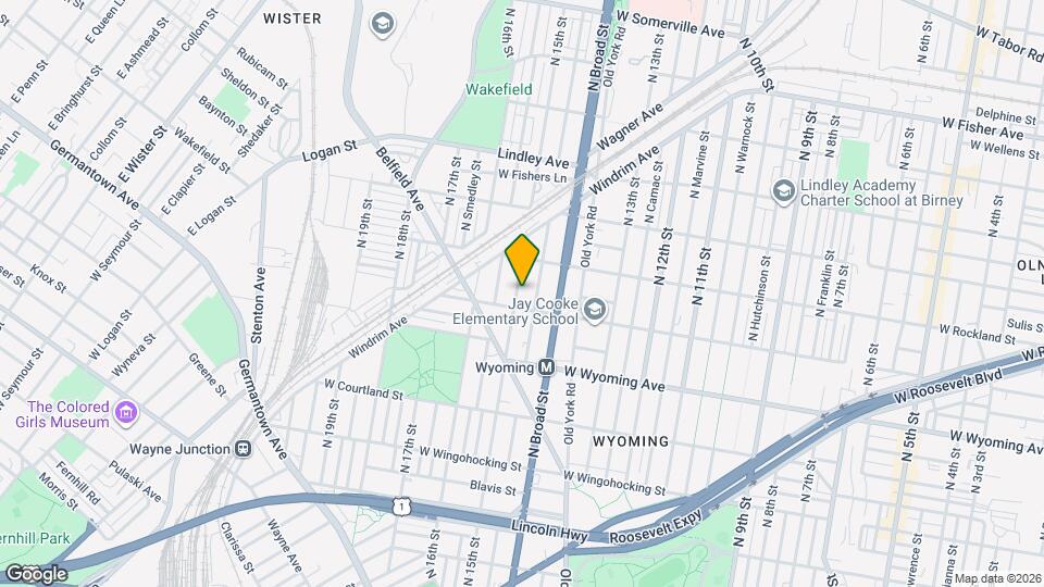 4817 N 15th St Map and Location Details