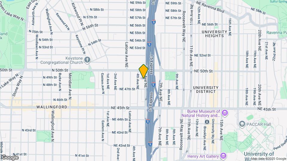4725 5th Ave NE, Unit Basement Map and Location Details