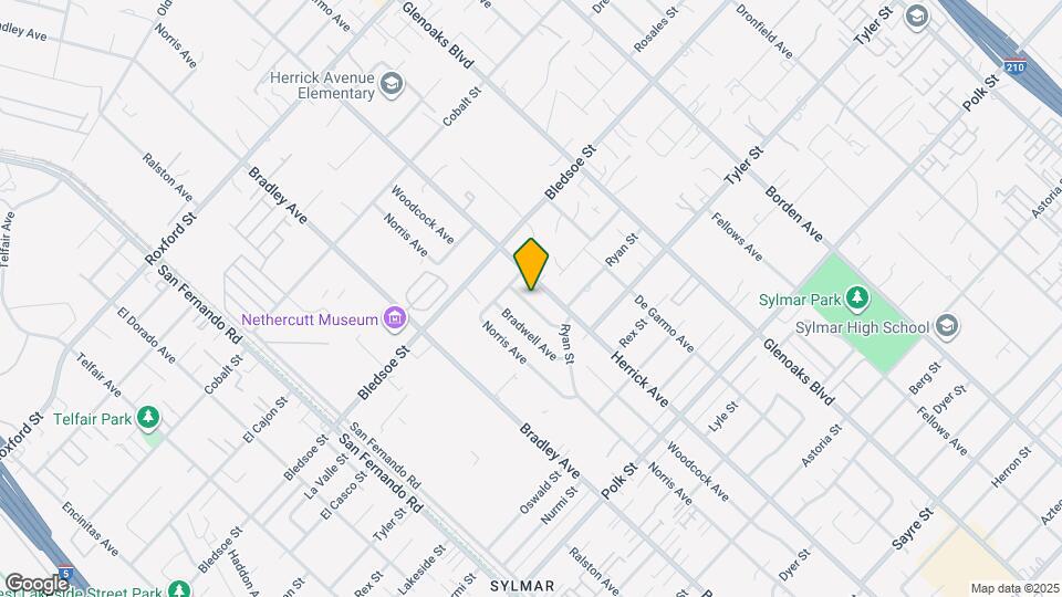 13124 Woodcock Ave Map and Location Details