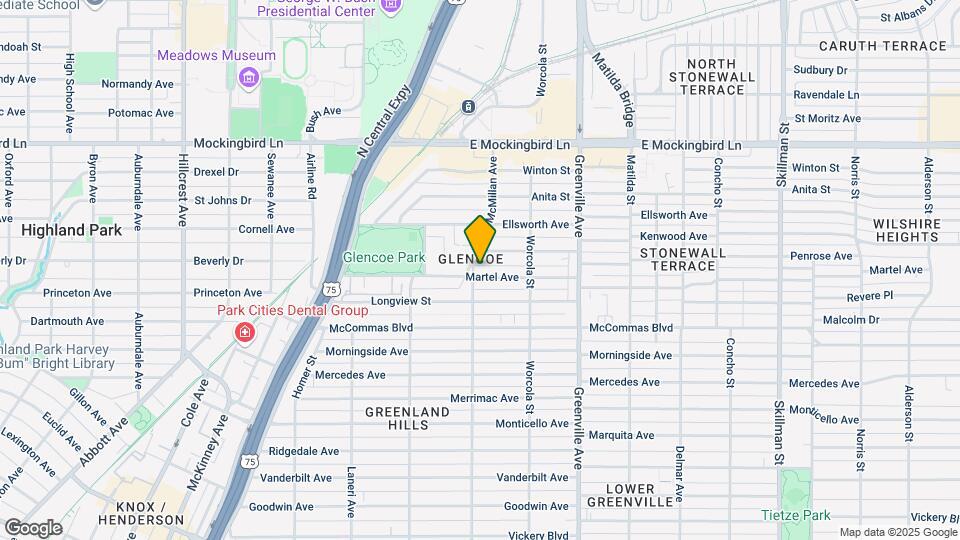 5505 Martel Ave Map and Location Details
