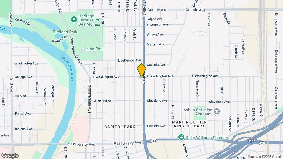 1530 E 14th St Map and Location Details