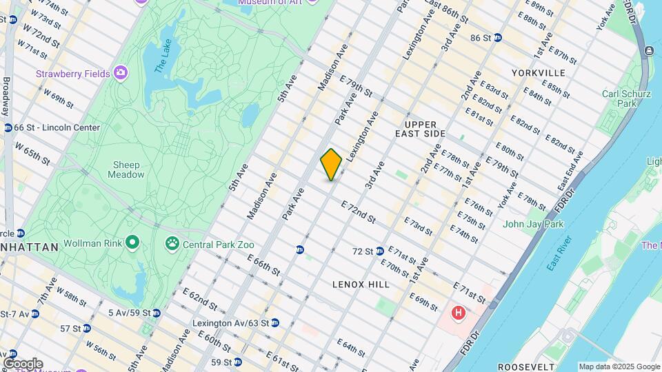 1012 Lexington Ave Mapa y Detalles de la Ubicación