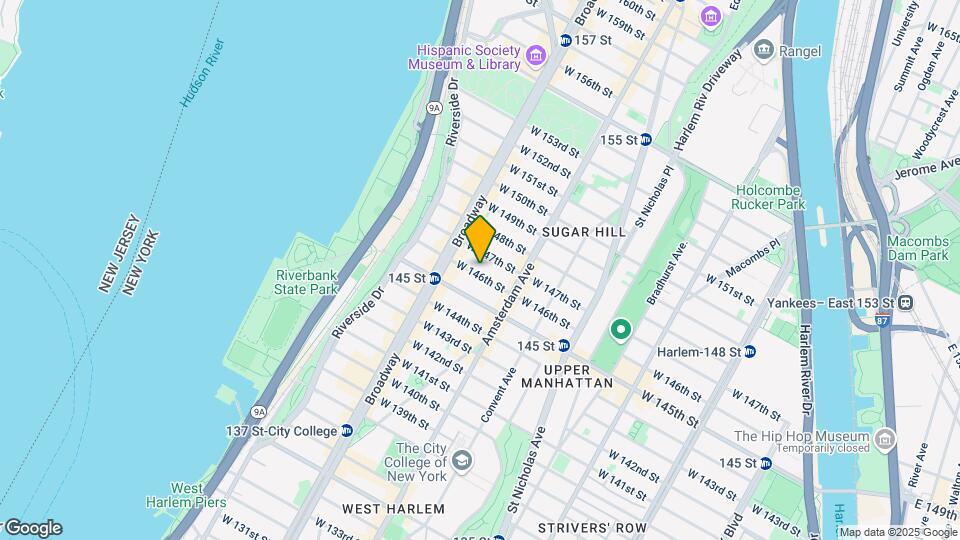 525 W 146th St Map and Location Details