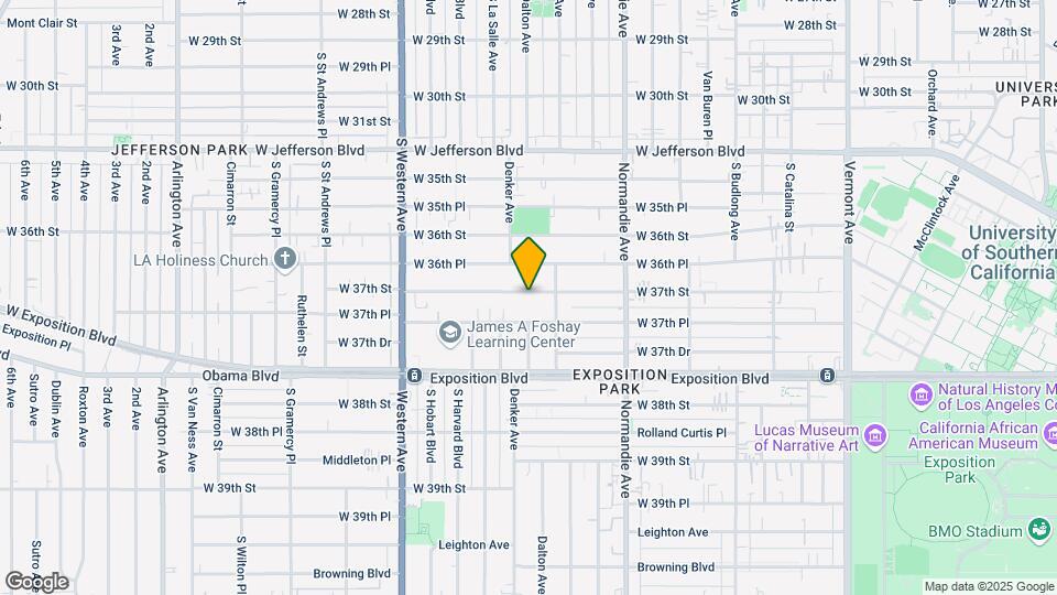 1530 W 37th St -- Housing near USC/Ktown Map and Location Details